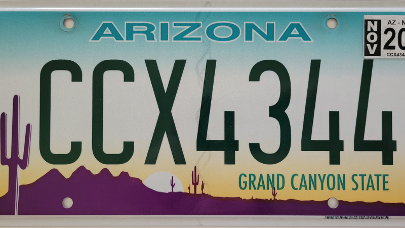 arizona license plate lookup