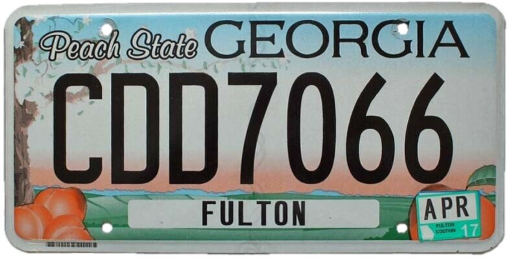 georgia license plate lookup