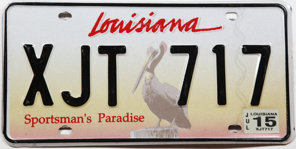 louisiana license plate lookup
